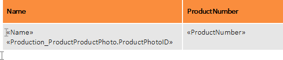 Prefixed merge field names: Using related tables Prefixed merge field names: Using related tables