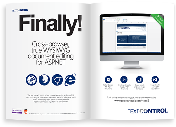 New Text Control HTML5 ad campaign New Text Control HTML5 ad campaign