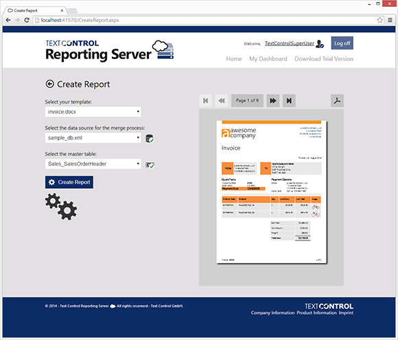 Reporting Server Reporting Server
