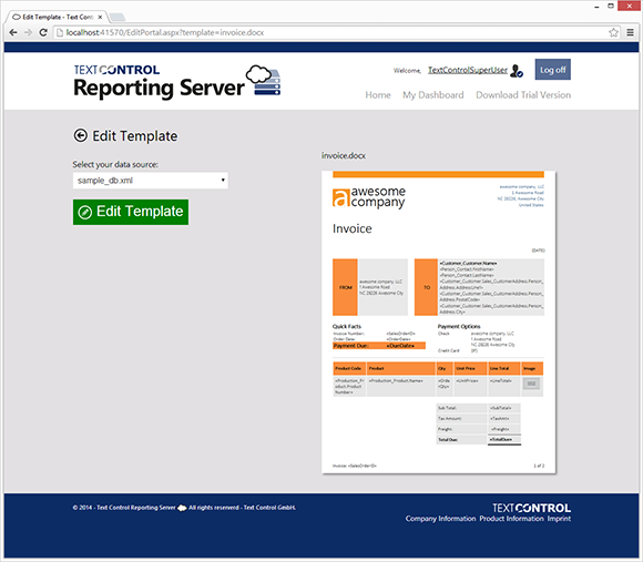 Reporting Server Reporting Server