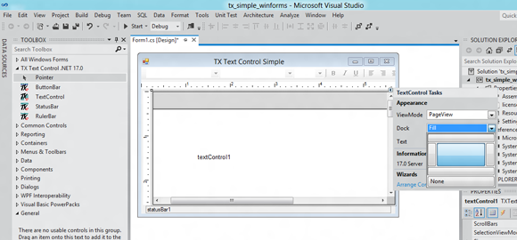 Visual Studio 11 and TX Text Control Visual Studio 11 and TX Text Control