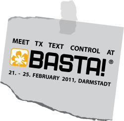TX Text Control at BASTA! 2011 TX Text Control at BASTA! 2011