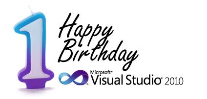 Happy 1st Birthday Visual Studio 2010