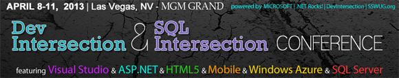 DevIntersection in Las Vegas< DevIntersection in Las Vegas<