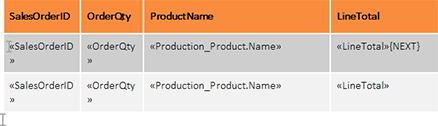Alternate row colors using NEXT fields Alternate row colors using NEXT fields