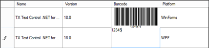 Implementing a custom DataGridViewBarcodeCell Implementing a custom DataGridViewBarcodeCell
