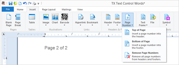 Restart page numbering per section Restart page numbering per section