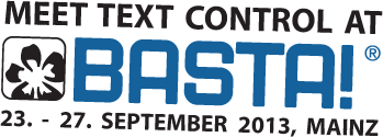 Text Control sponsors BASTA! 2013 Text Control sponsors BASTA! 2013