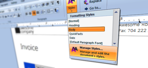 Styles in TX Text Control Styles in TX Text Control