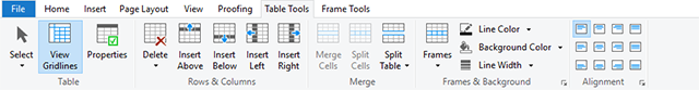 Ribbon tab Ribbon tab