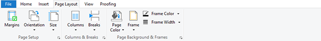 Ribbon tab Ribbon tab