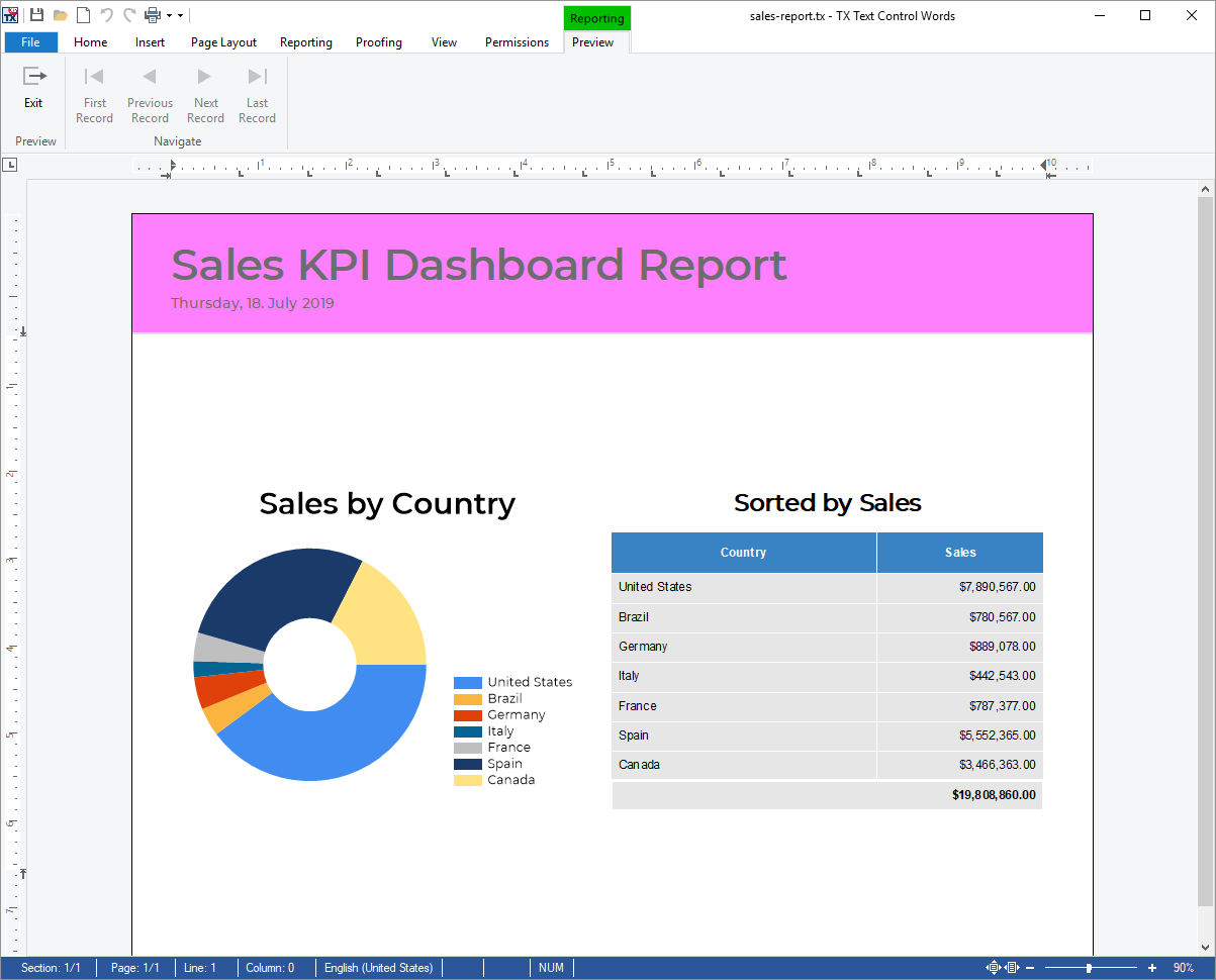 Insert chart object Insert chart object