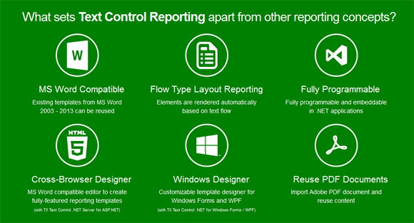 Text Control Reporting Framework: What sets it apart? Text Control Reporting Framework: What sets it apart?