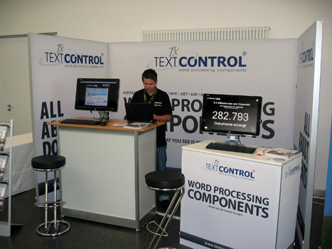 TX Text Control booth at Basta! 2009