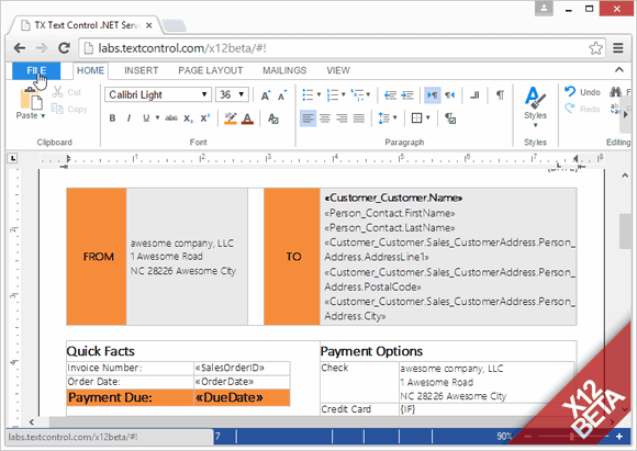 TX Text Control X12 TX Text Control X12