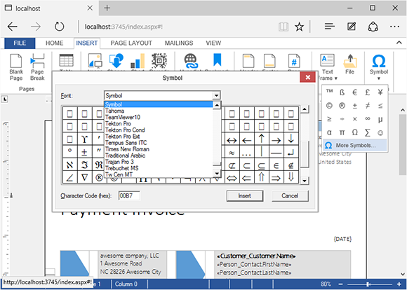 Sneak Peek X13: New features in Web.TextControl Sneak Peek X13: New features in Web.TextControl