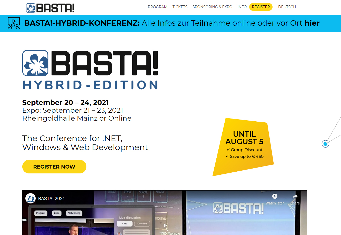 BASTA! website