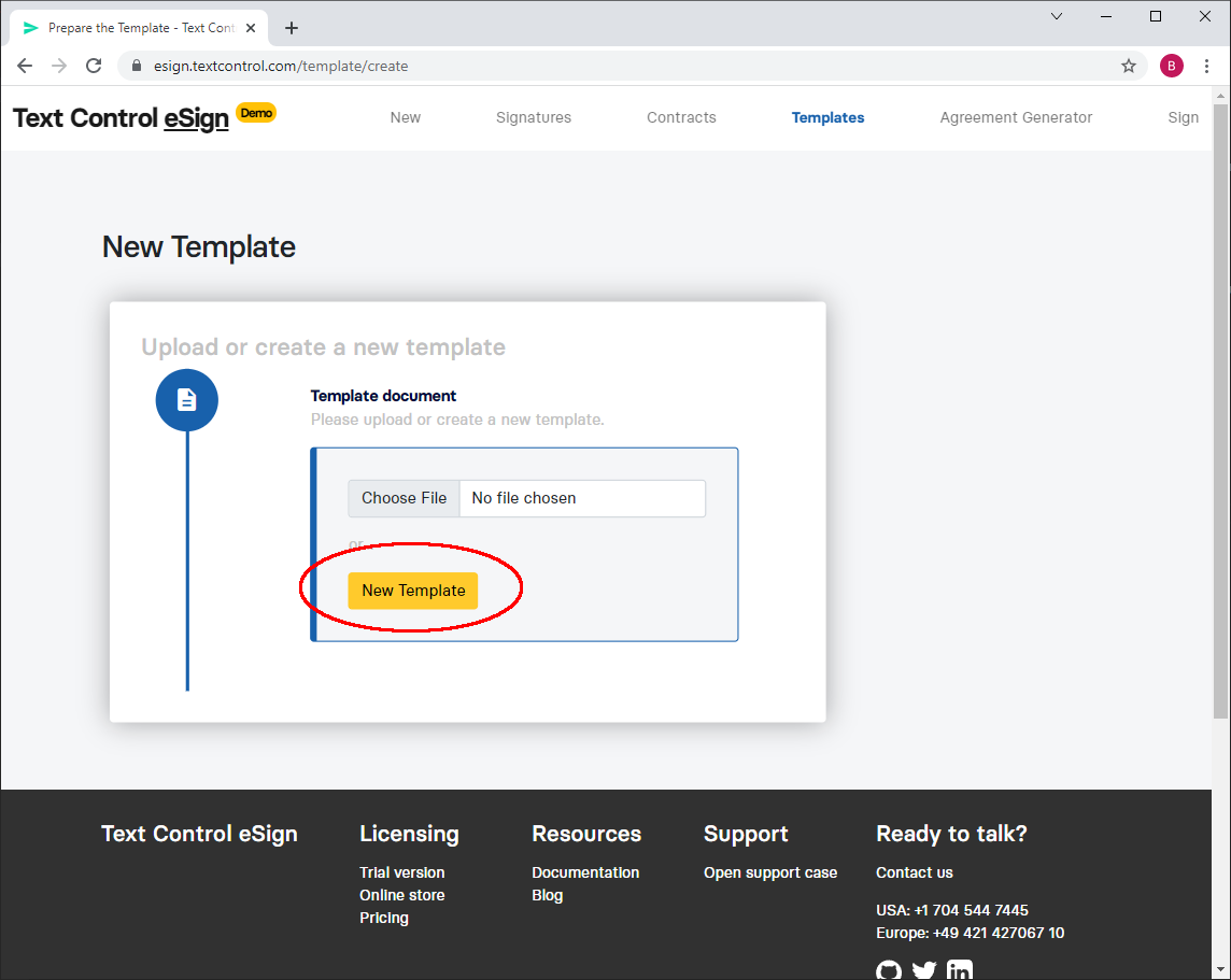 Creating documents with TX Text Control