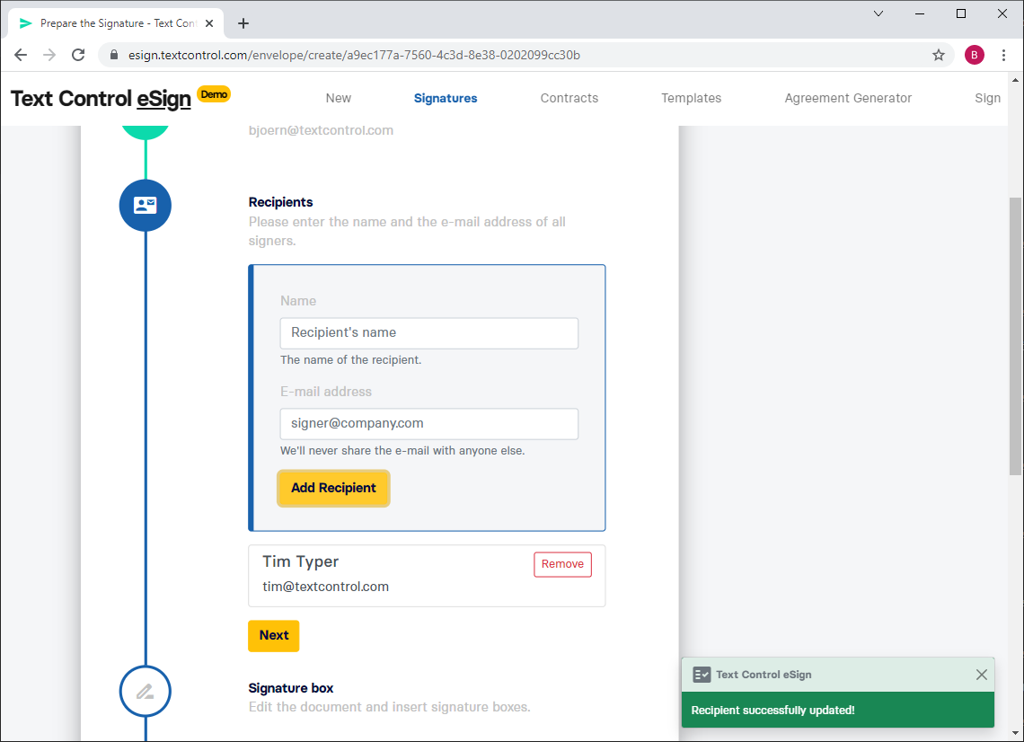 Creating documents with TX Text Control