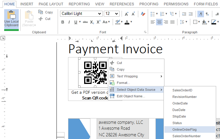 Creating documents with TX Text Control