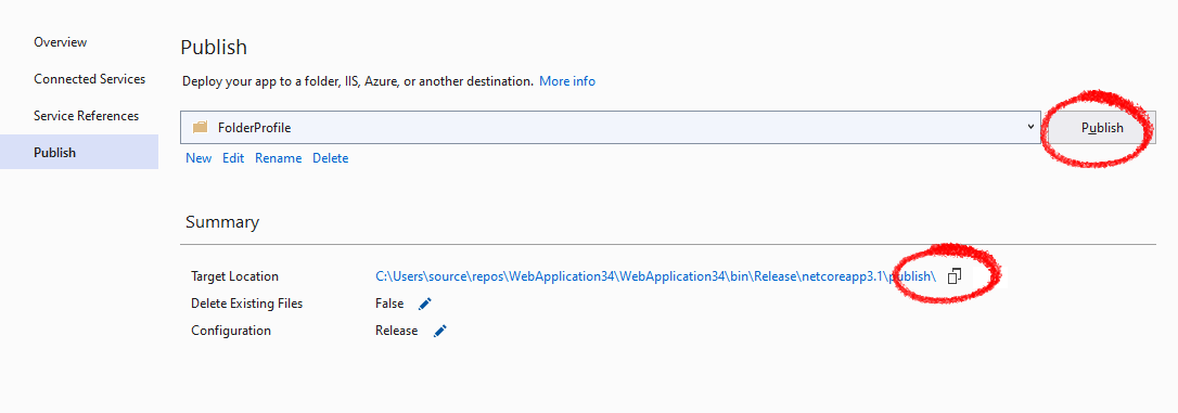 Creating the Web API