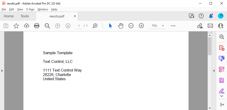Creating documents with TX Text Control