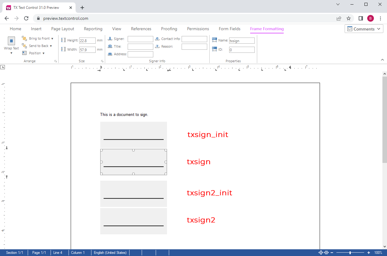 SignatureSettings