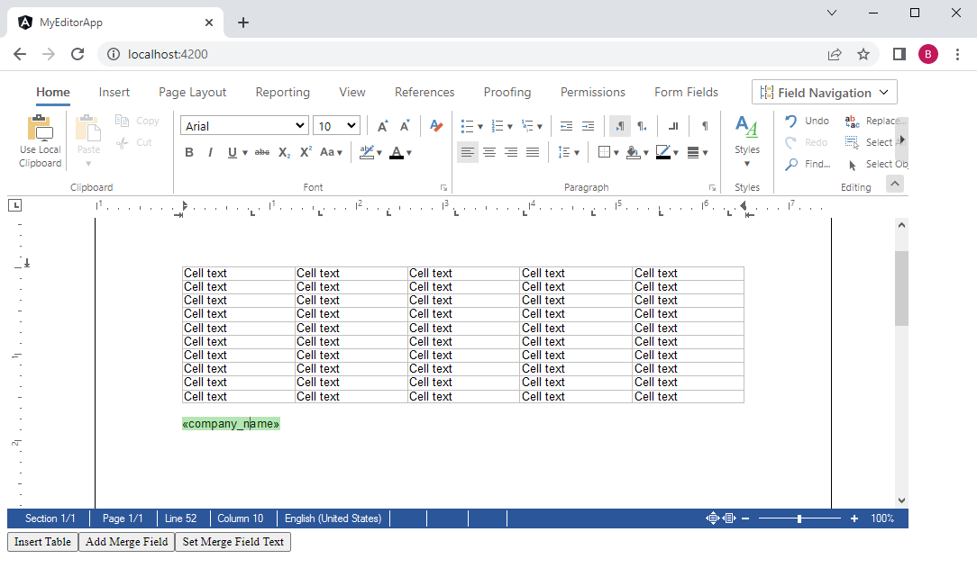 Loading and saving documents in Angular