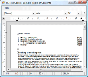 Text Control Text Control