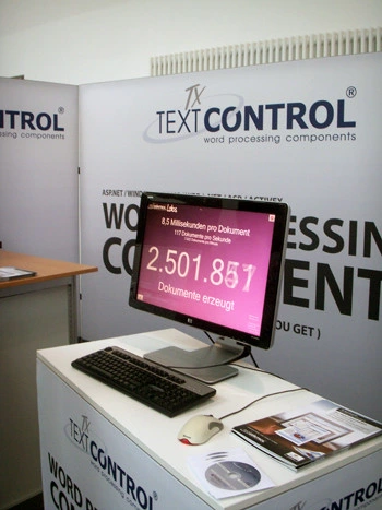 TX Text Control booth at Basta! 2009