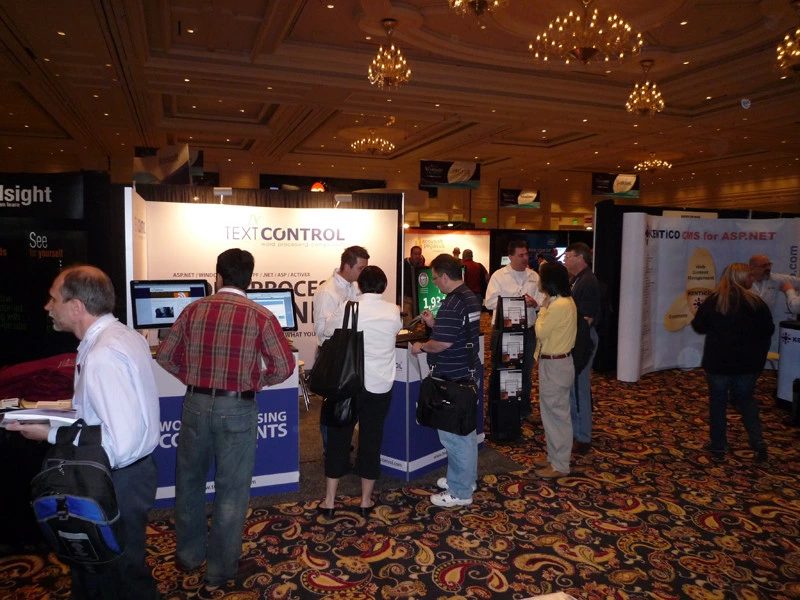 TX Text Control booth at Visual Studio 2010 Launch in Las Vegas