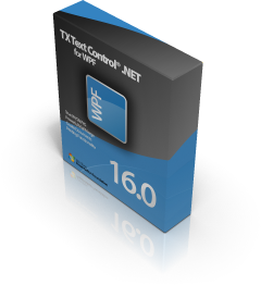 TX Text Control .NET for WPF Boxshot