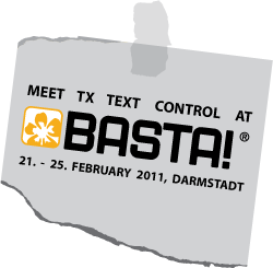 TX Text Control at BASTA! 2011