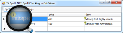 TX Spell .NET in a DataGridView TX Spell .NET in a DataGridView