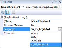 TX Spell .NET in Visual Studio