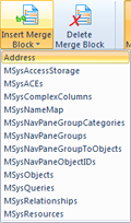 New Mailings tab in TX Words New Mailings tab in TX Words