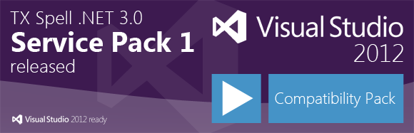 TX Spell .NET 3.0 - Visual Studio 2012 Compatibility Pack TX Spell .NET 3.0 - Visual Studio 2012 Compatibility Pack