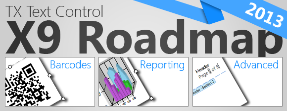 TX Text Control X9 Roadmap Released TX Text Control X9 Roadmap Released