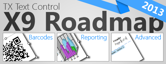 TX Text Control X9 Roadmap Released