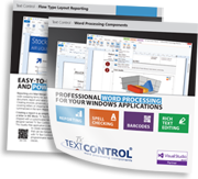 New Brochure: Text Control Executive Product Overview