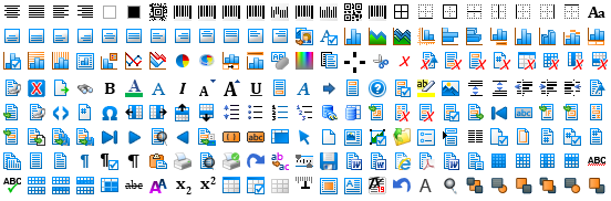 Icon sets for TX Text Control X9