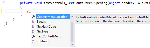 TX Text Control X9 in Visual Studio