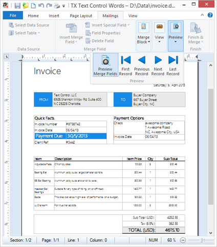 Open the data source