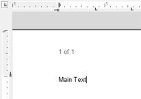 TX Text Control page number fields