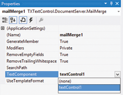 Using MailMerge in Windows Forms applications