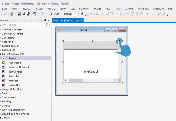 Using MailMerge in Windows Forms applications