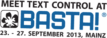 Text Control sponsors BASTA! 2013