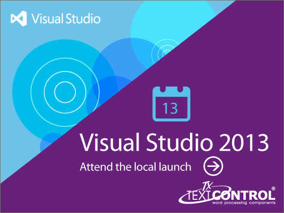 Text Control is Visual Studio 2013 Launch Partner