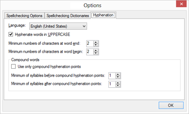Language dialog Language dialog