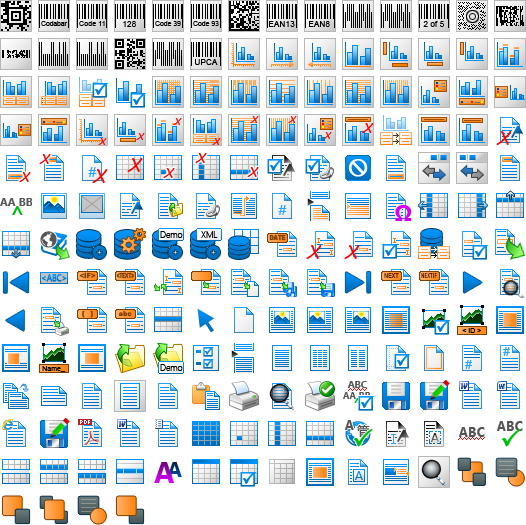 TX Text Control X10: New and Updated Icons